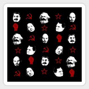 Communist Lider Pattern Magnet